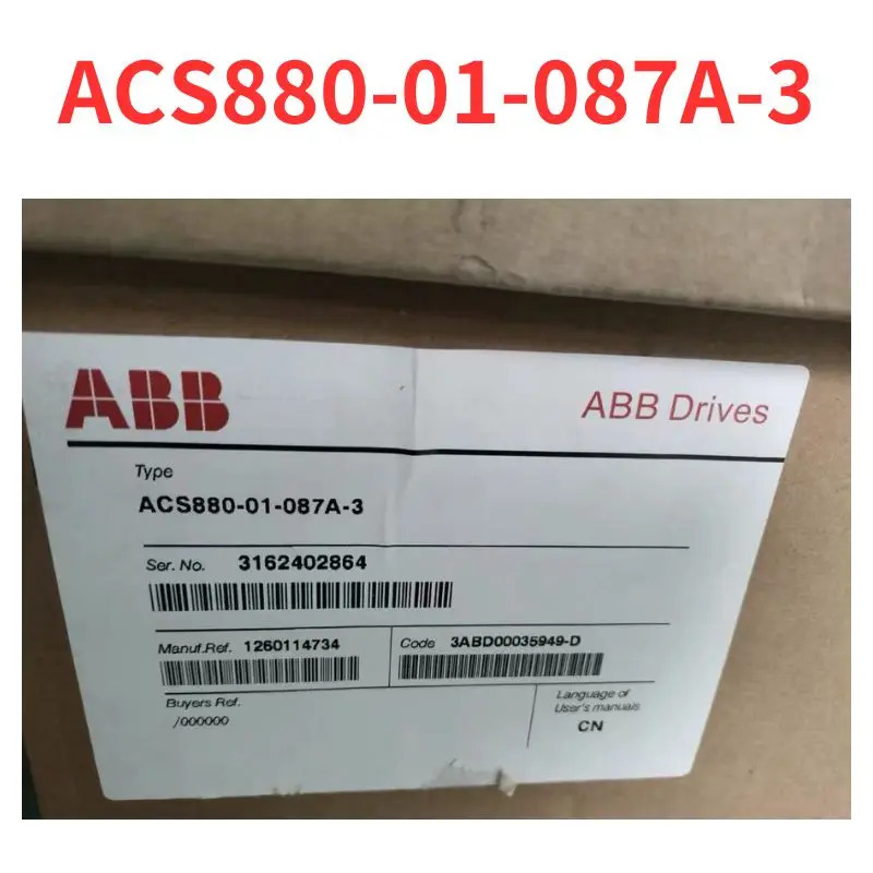 ACS880-01-087A-3 주파수 변환기 리퍼 완료 신