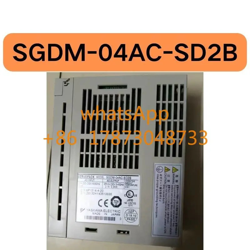 을 위해 가 SGDM-04AC-SD2B 서보 드라이버