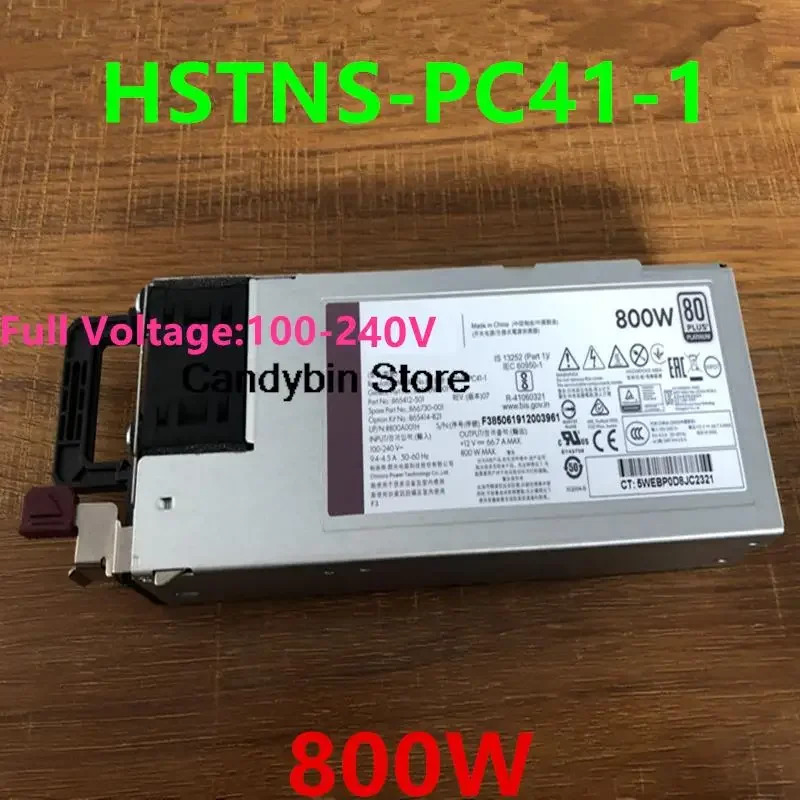 hp호환 G10 PSU 스위칭 전원공급장치 HSTNS-PC41-1 865414-B21 865409-001 866730-001 865412-101 800W