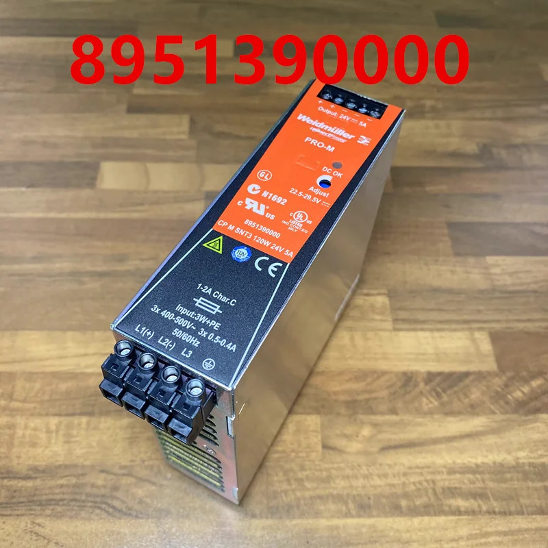 Weidmuller 8951390000 CP M SNT3 120W 24V 5A새 원본 전원공급장치