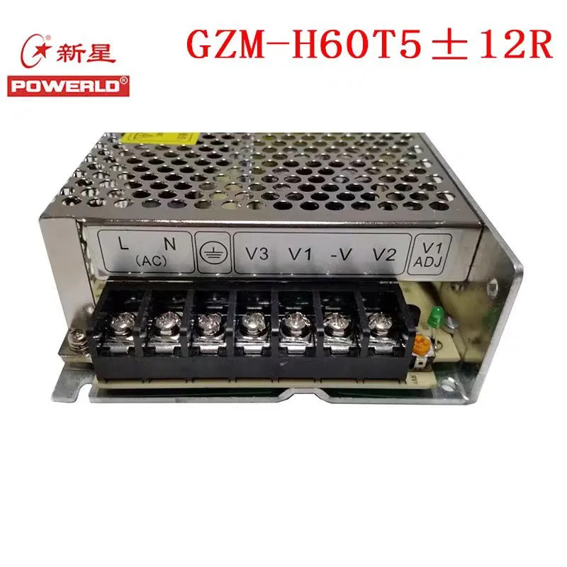 POWERLD 5V7A 12V1A -12V1A 오리지널 전원공급장치 60W GZM-H60T5 12R 신