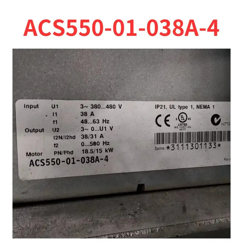 ACS550-01-038A-4 주파수 변환기 리퍼 완료 신