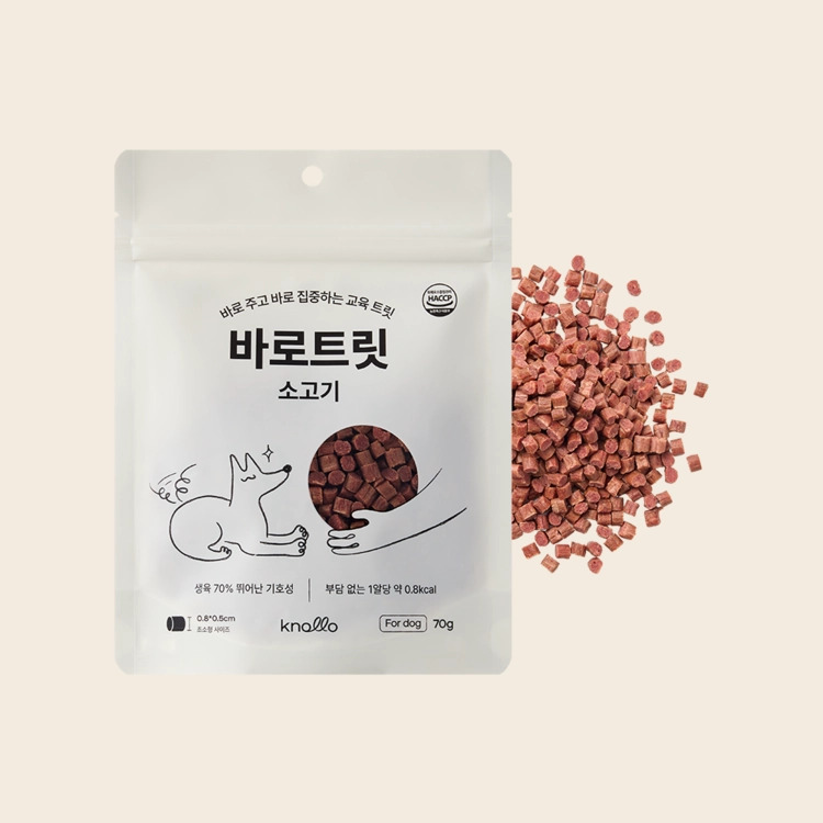 강아지 노즈워크 훈련 간식 드룰린 바로트릿 닭고기 130g - 상세 이미지 4