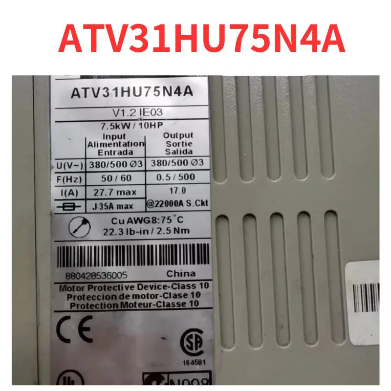 리퍼 완료 주파수 변환기 신 ATV31HU75N4A