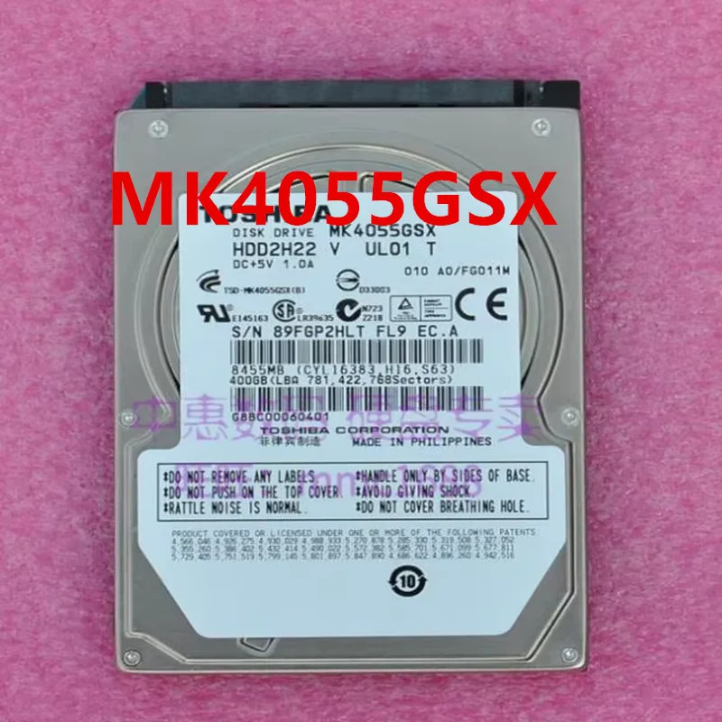 MK4055GSX노트북 HDDToshiba 400GB 2.5 8MB SATA 5400RPM거새 원본 HDD