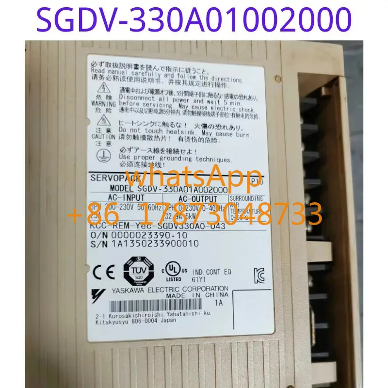 리퍼 드라이브 SGDV-330A 01002000 5KW 기능 OK