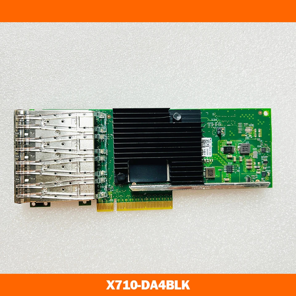 X710-DA4BLK 4 포트 10G 광섬유 네트워크 카드 SFP X710-DA4G1P5