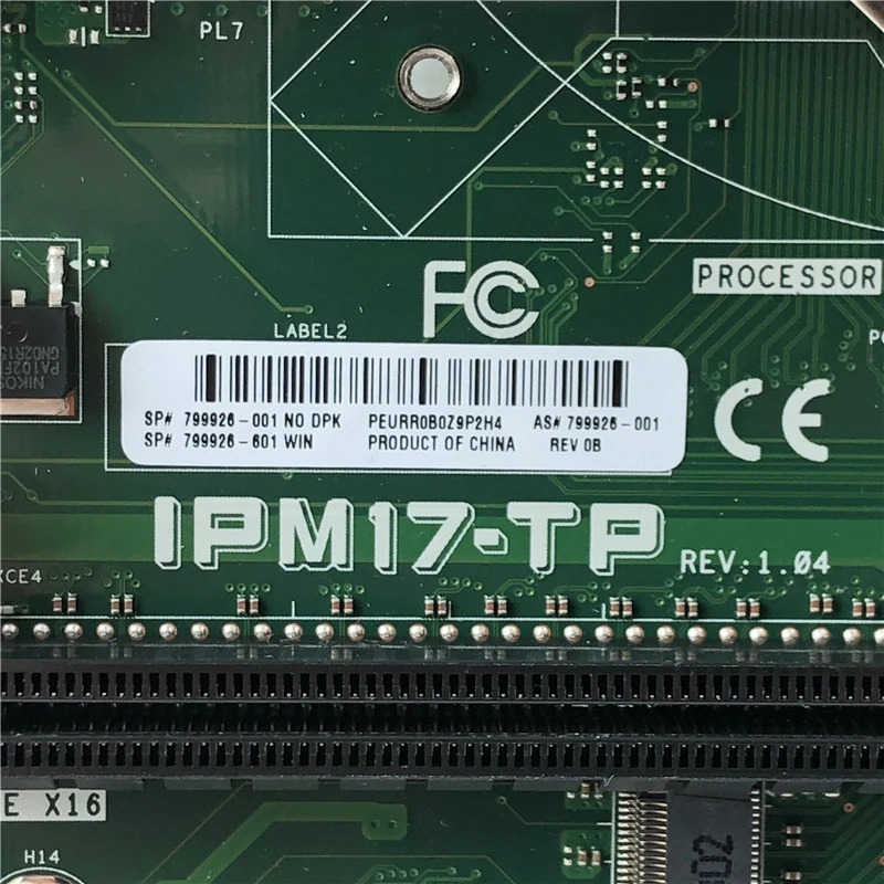 hp호환 IPM17-TP Z170 데스크탑 마더보드 DDR4 799926-001 799926-601