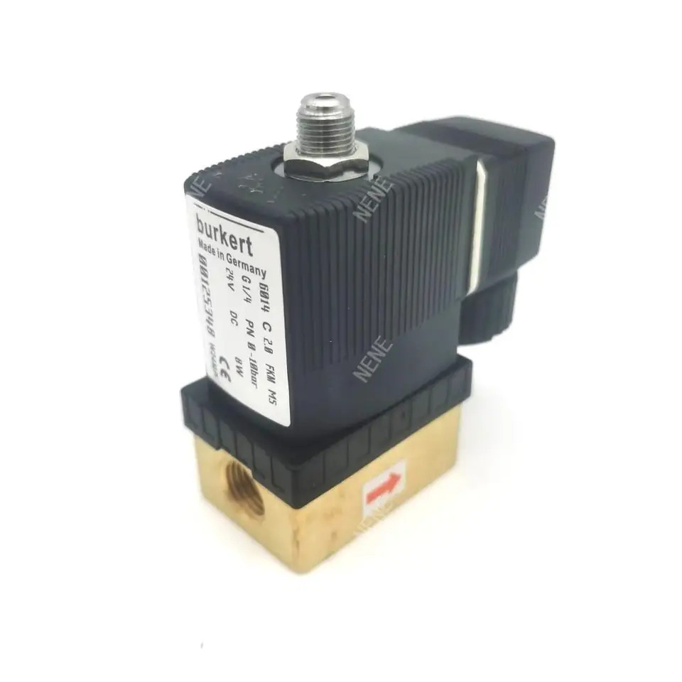 버커트 00125341 솔레노이드 밸브 정상 G1/8 2.5 플로우 홀 6014C DC24V AC24V AC220V
