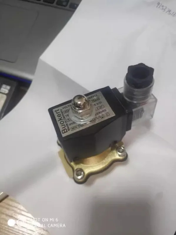 전자기 밸브 워터 비 누출 방지정상 플라스틱 밀봉 구리 와이어 코일 AC220V