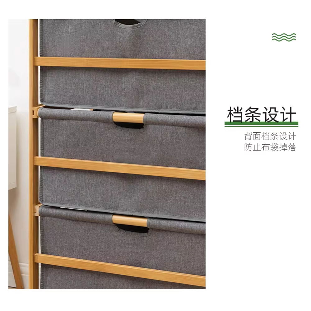 세탁 바구니 다용도 가정용 간식 장난감 수납함 보관함 45cm 4단 - 상세 이미지 3
