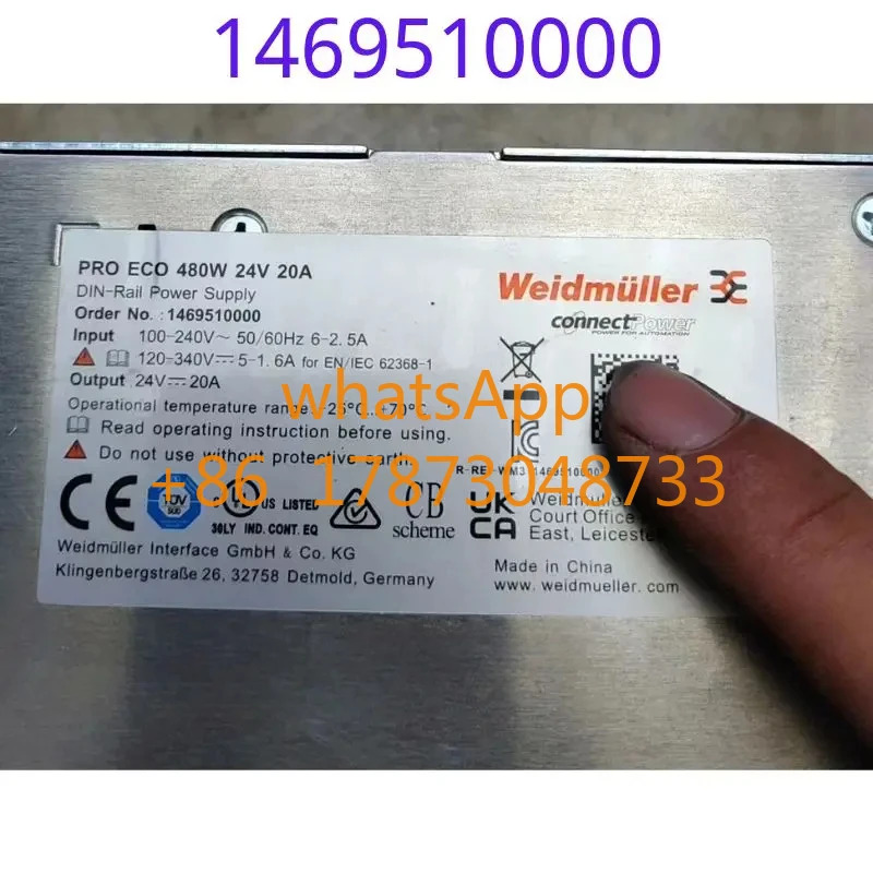 리퍼 전원공급장치 1469510000 PRO ECO 480W 24V 20A 기능 OK