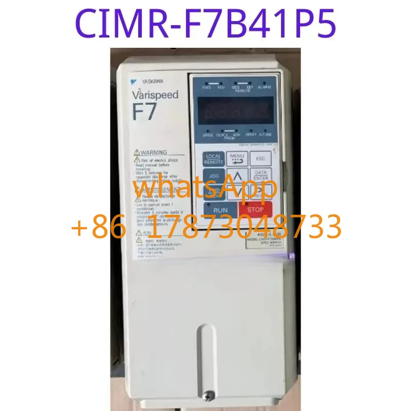 리퍼된 주파수 변환기 CIMR-F7B41P5 1.5KW 380V 기능 리퍼가 그대로 유지