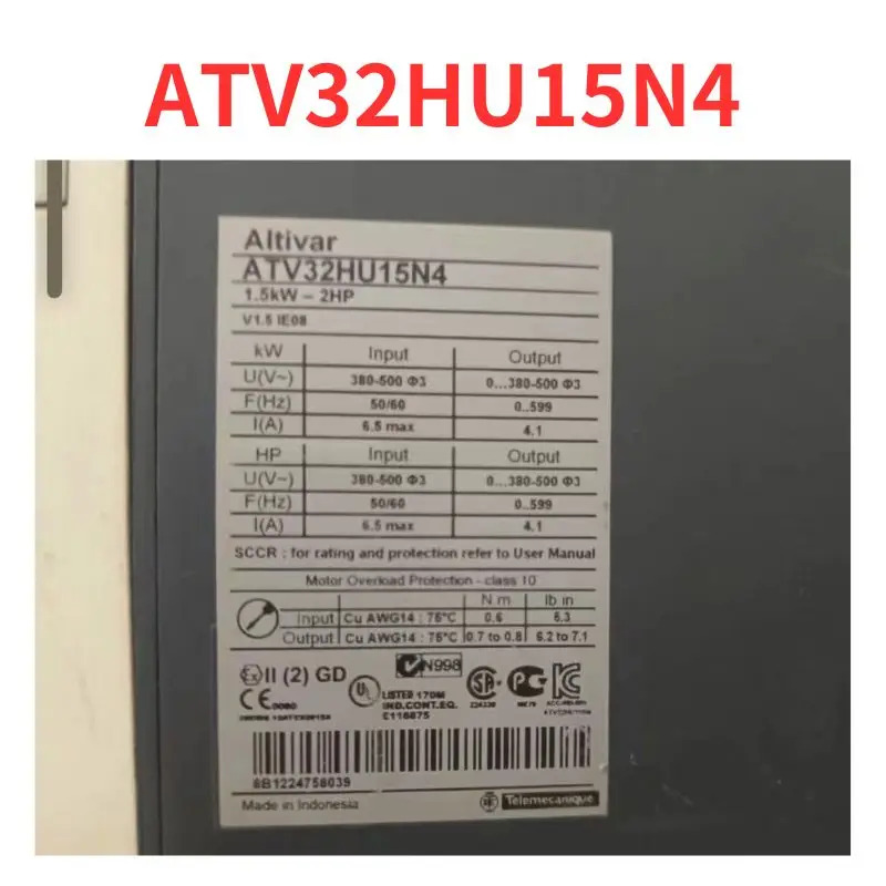 리퍼 완료 주파수 변환기 신 ATV32HU15N4