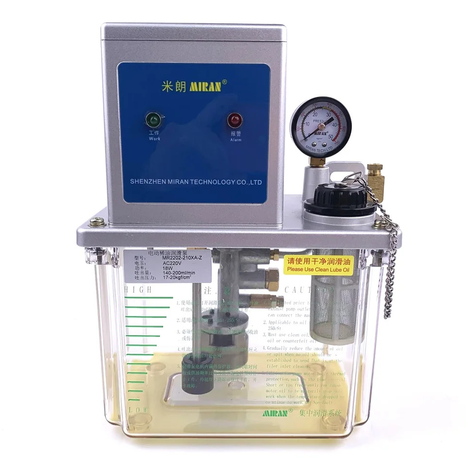 MIRAN 반자동 PLC 타입 MR-2202 오일 윤활 펌프 산업 응용