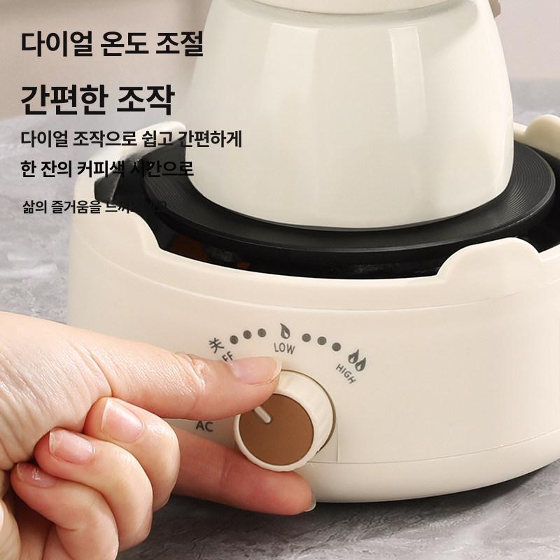 야끼니꾸전기화로 개인 일본식 규카츠 그릴 110v 500W 화이트 - 상세 이미지 3