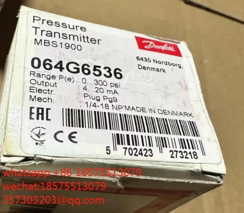 Danfoss압력센서 MBS1900 064G6536