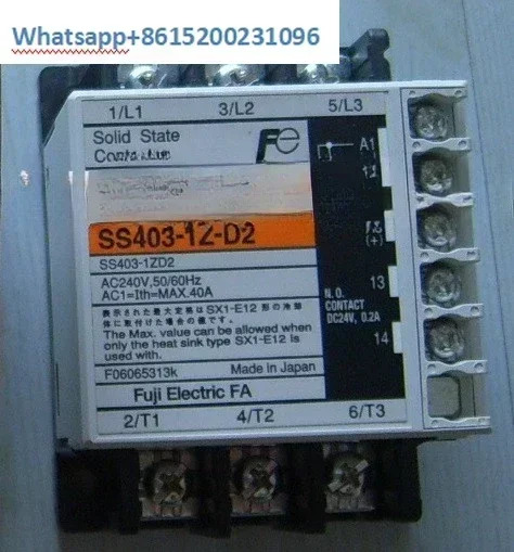 3 선 솔리드 스테이트 접촉기 릴레이 제어 모듈 SS403-1Z-D2 AC240V 40A