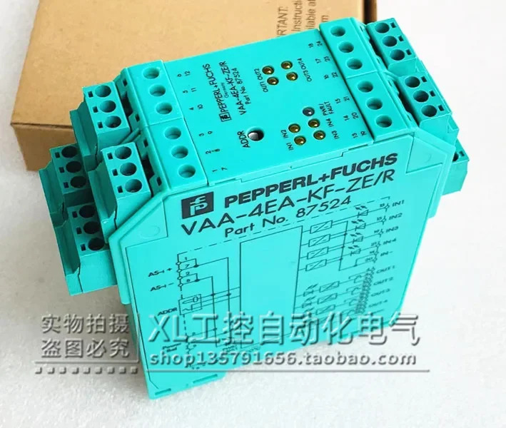 오리지널 PEPPERLFUCHS 안전 릴레이 VAA-4EA-KF-ZE/R 87524