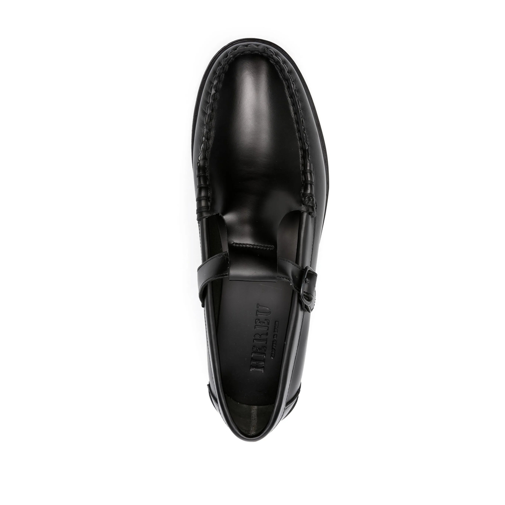 헤레우 남성 FW26 블랙 Moccasins MFALBE ALBER - 상세 이미지 4