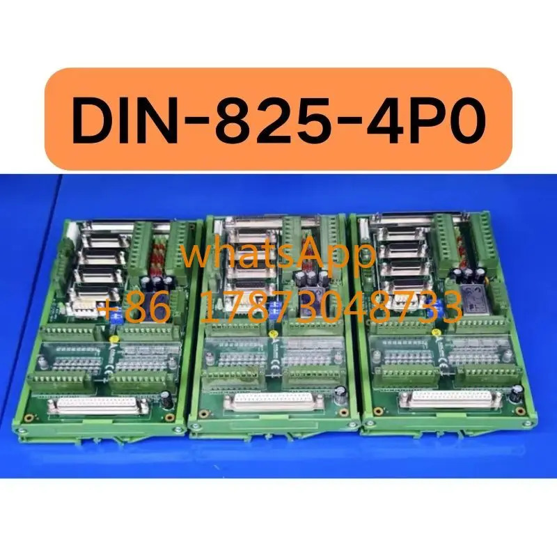 리퍼 DIN-825-4P0 모션 제어 카드 터미널 보드 완료 기능 손상 없음