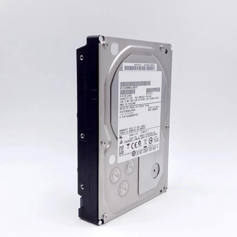 HUA 엔터프라이즈 HDD 내장 하드 드라이브 Hgst 2TB 3.5 SATA 6 Gb/s 64MB 7200RPM 새 원본 723020 ALA640
