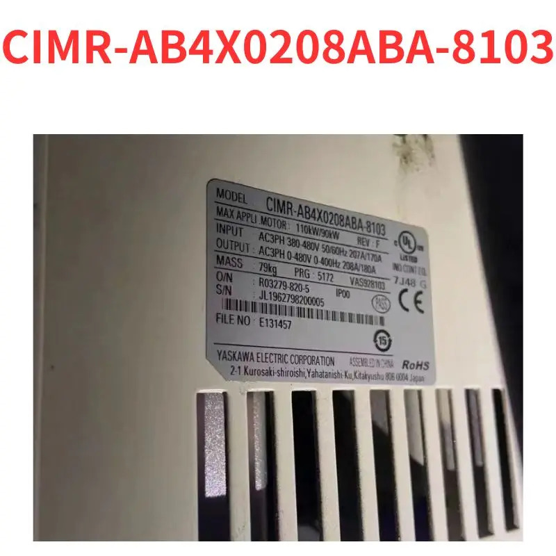 CIMR-AB4X0208ABA-8103 주파수 변환기 리퍼 완료 신