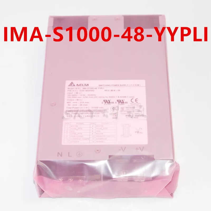 델타 1018W 48V21A 5V2A IMA-S1000-48-YYPLI IMA-S1000-12-YYPLI IMA-S1000-24-YYPLI 새 원본 전원공급장치