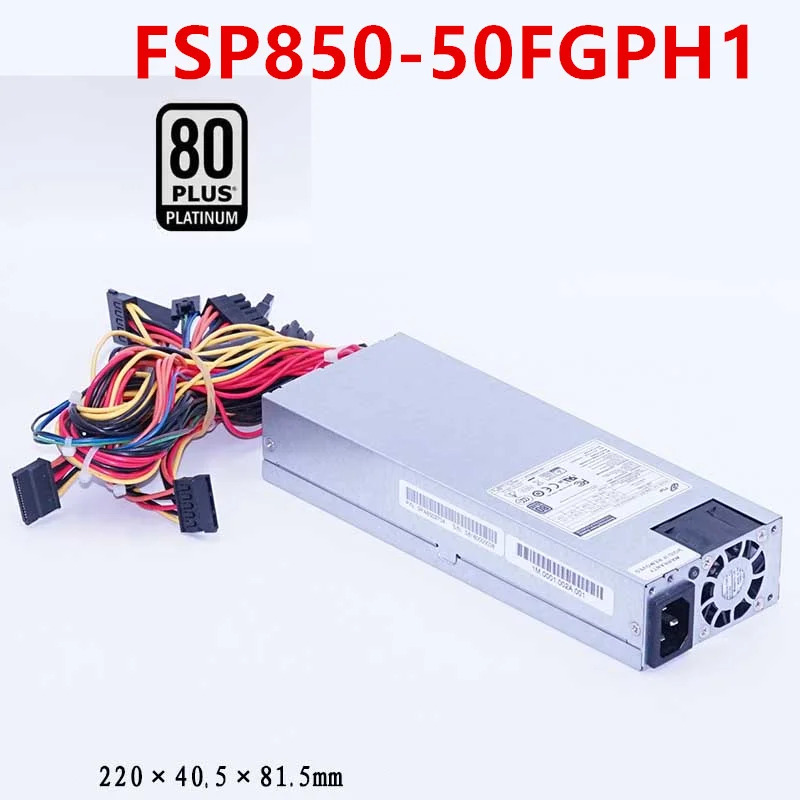 FSP 1U 80 플러스 플래티넘 850W 전원공급장치 FSP850-50FGPH1 PSU 신