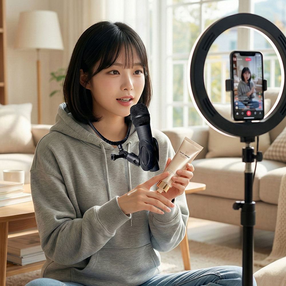 마이크 스탠드 넥 홀더 스탠드 목걸이형 거치대 - 상세 이미지 3