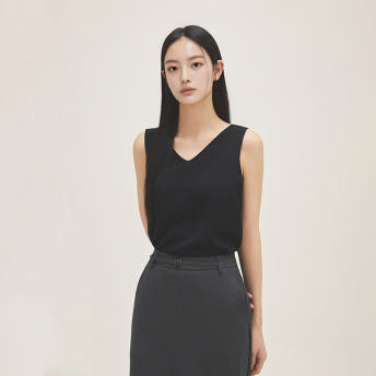 로엠 베이직 2WAY 나시 블라우스 RMBNG24R02 이미지 3