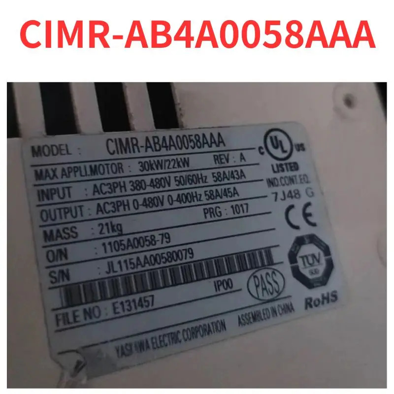 CIMR-AB4A0058AAA 주파수 변환기 리퍼 완료 신