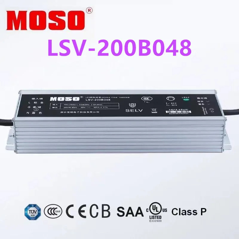 MOSO 12V16.67A 200W LSV-200B012 24V8.33A LSV-200B024 36V5.5A LSV-200B036 48V4.17A LSV-200B048 새 전원공