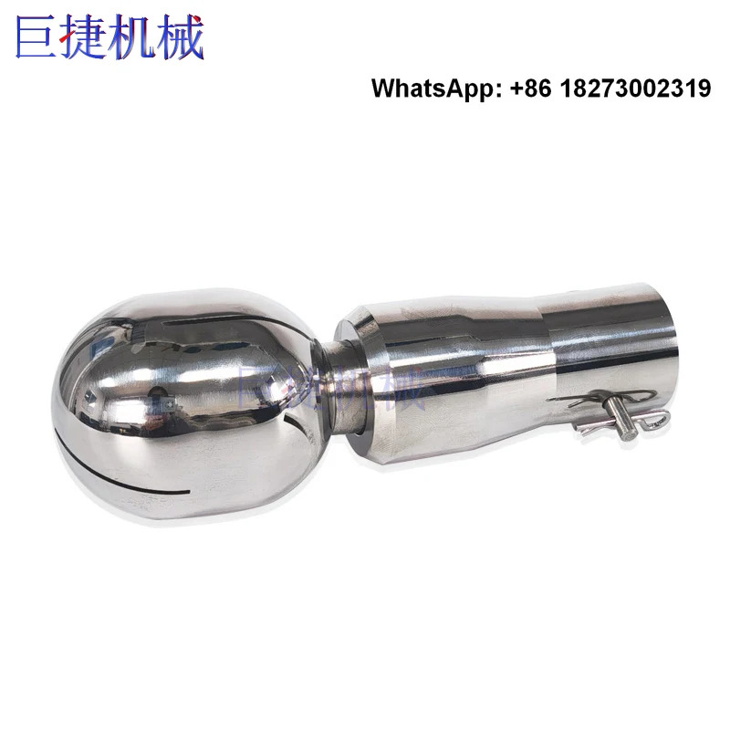 볼 직경 25mm 내부 스레드 CIP 316L 위생 로터리 스프레이 헤드 핀 타입
