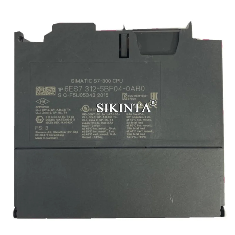 S7-300 CPU312 메엔진 CPU 모듈 6ES7312-5BF04-0AB0 6ES7312-5BE03-0AB0 PLC 완전 리퍼