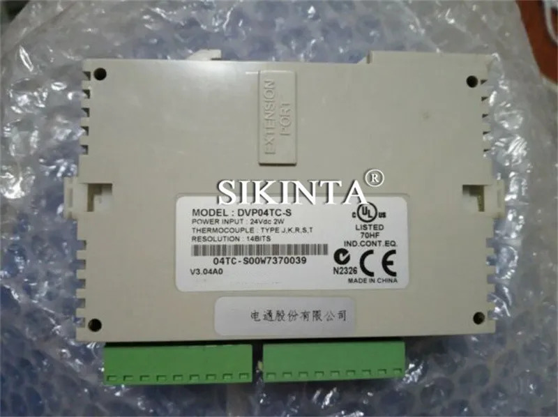 PLC 모듈 DVP04TC-S 확장 디지털 IO 완전히 리퍼