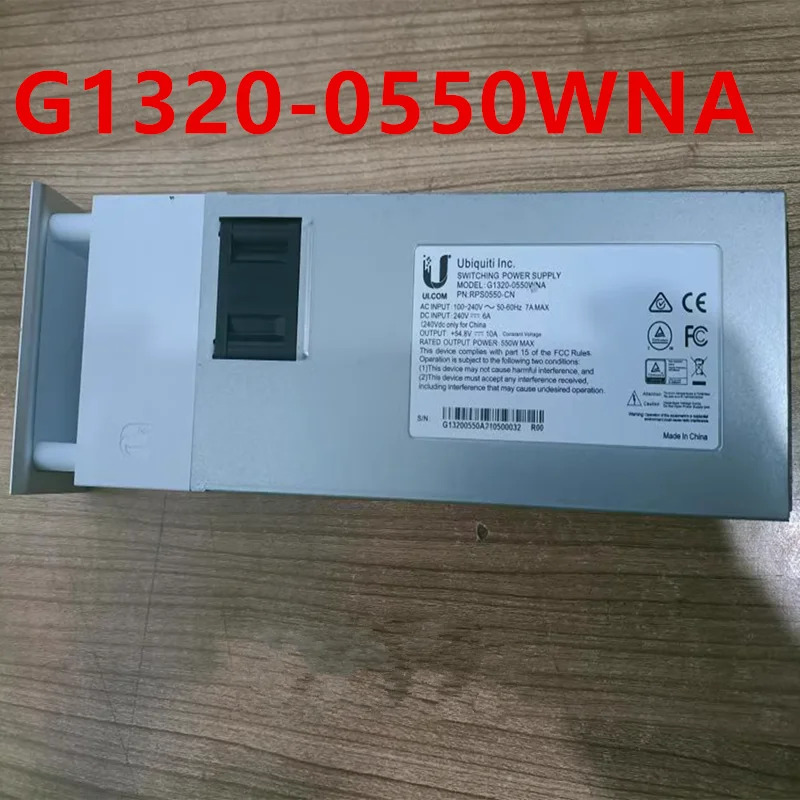 Ubiquiti 550W G1320-0550WNA RPS0550-CN거새 원본 전원공급장치는 새 처럼 작동