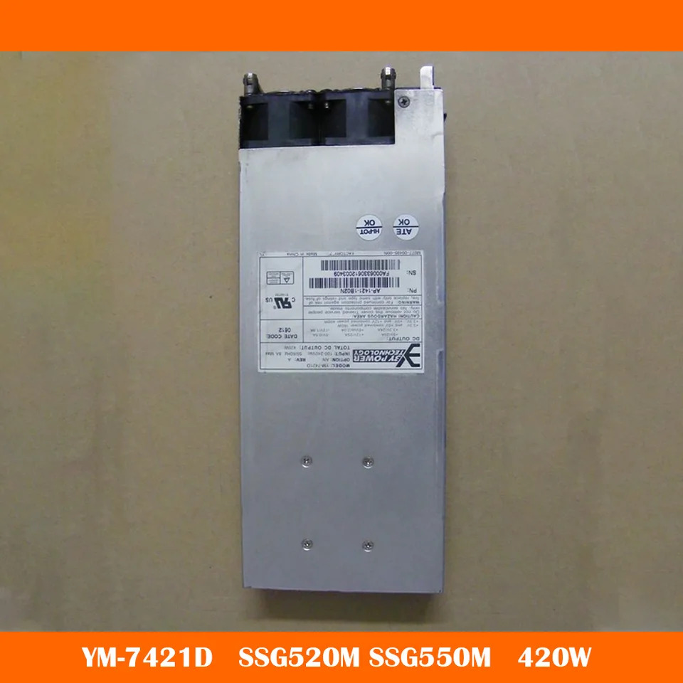 YM-7421D 주니퍼 SSG520M SSG550M 420W 3Y 전원공급장치 오리지널 작업