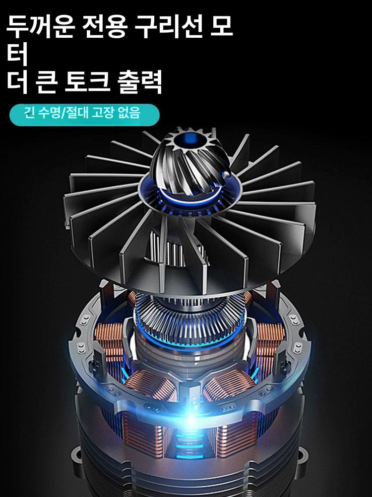 충전식 산업용송풍기 제설 먼지제거 강력한 브로워 에어 터보팬 전기 - 상세 이미지 4