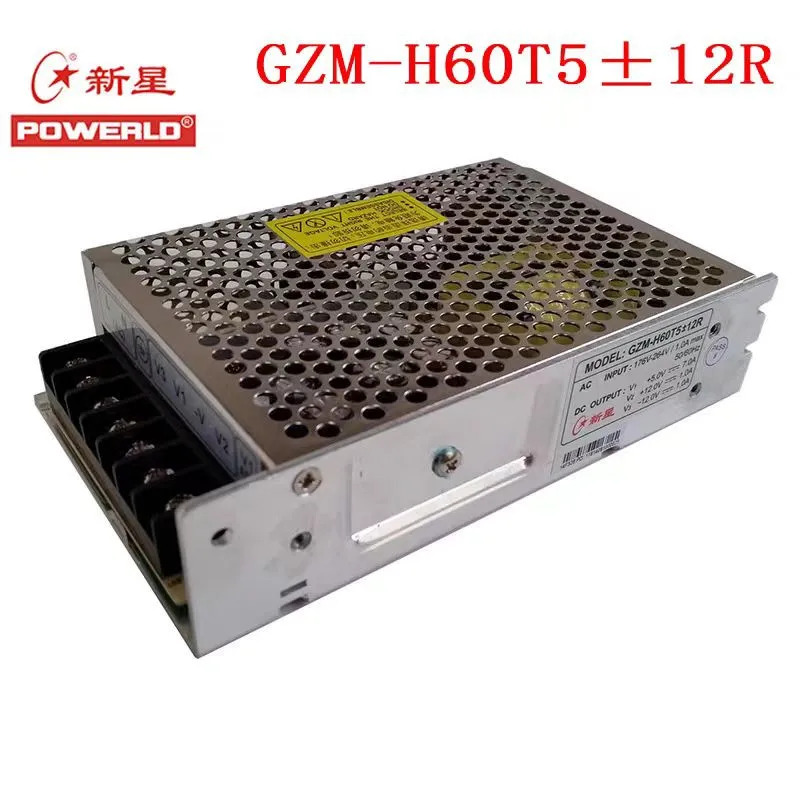 POWERLD 5V7A 12V1A -12V1A 오리지널 전원공급장치 60W GZM-H60T5 12R 신