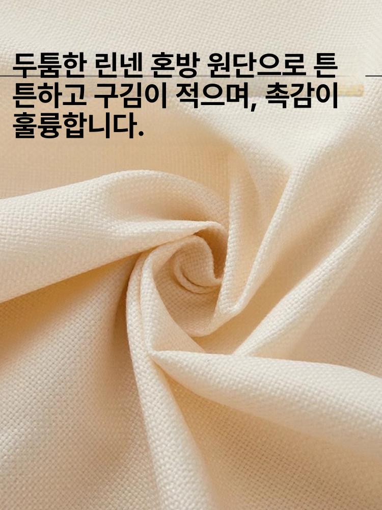 패브릭 가림막천 광목 가리개커튼 공간분리 방문 벽 카페 인테리어 거실 현관문 - 상세 이미지 2