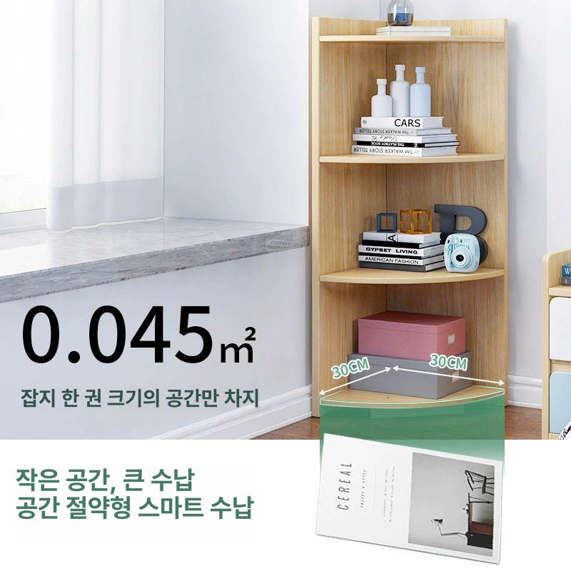 다용도 코너수납장 틈새 모퉁이 인테리어 공간활용 선반장 코너선반 모서리선반 - 상세 이미지 3