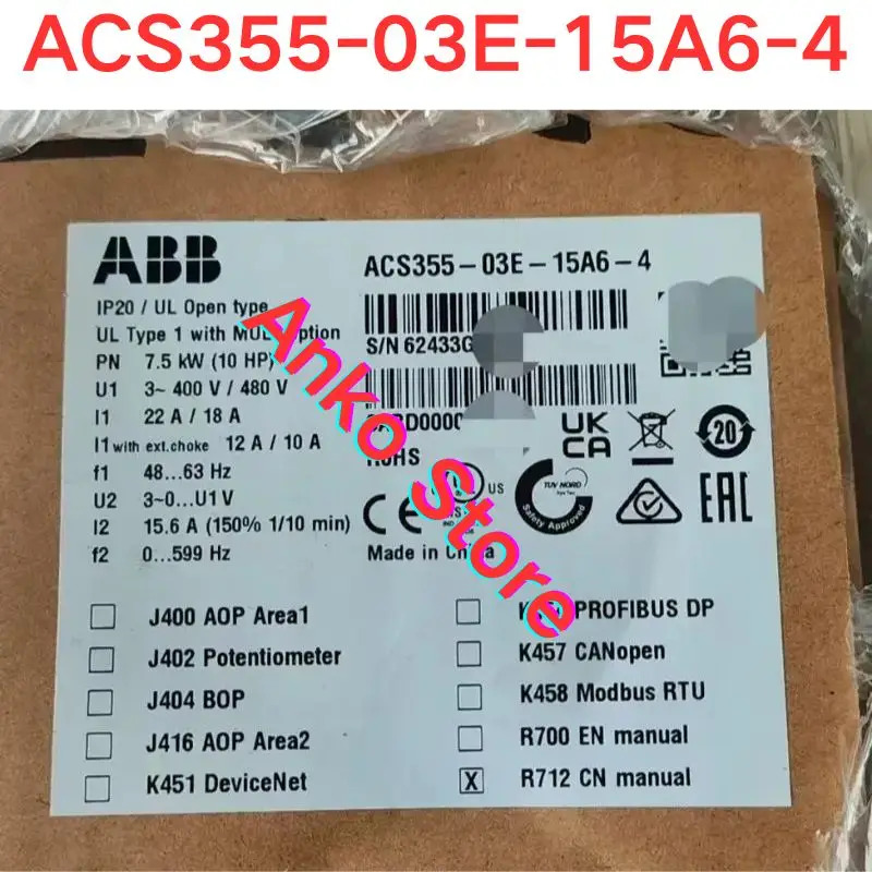 인버터 ACS355-03E-15A6-4