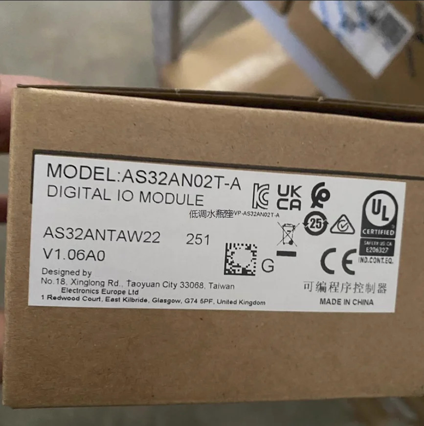 AS300 시리즈 PLC 모듈 AS32AN02T-A 디지털 입력 I/O 완전히 리퍼