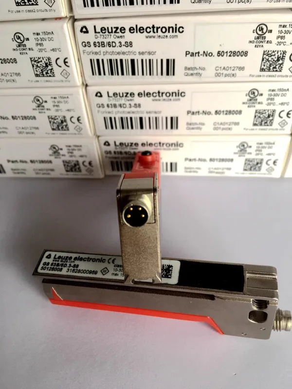 독일 LEUZE 슬롯 센서 GS 63B 6D.3-S8 라벨 기계 신