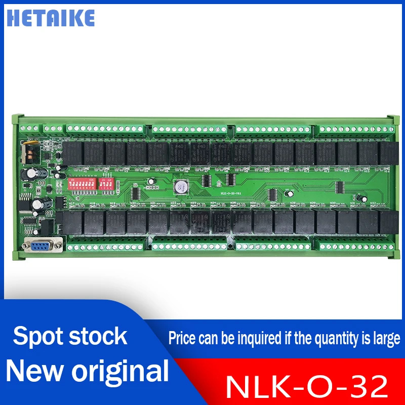 NLK-O-24 직렬 포트 릴레이 모듈 RTU 프로토콜 PLC 확장 고전류 10A RS485 신