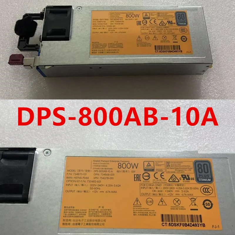 hp호환 380G9 PSU 800W 전원공급장치 DPS-800AB-10 A HSTNS-PD44 734870-101 720482-B21 734868-001 754378-001 거신