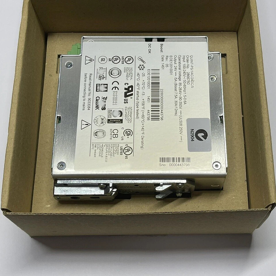 전원 스위칭 전원공급장치 미세 2866750 QUINT-PS 1AC 24DC 5-2866750 QUINT