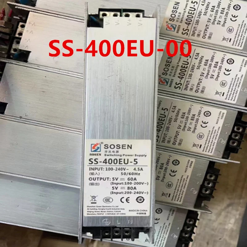 리퍼 전원공급장치 SOSEN 5V80A 400W SS-400EU-00 새 것처럼 작동
