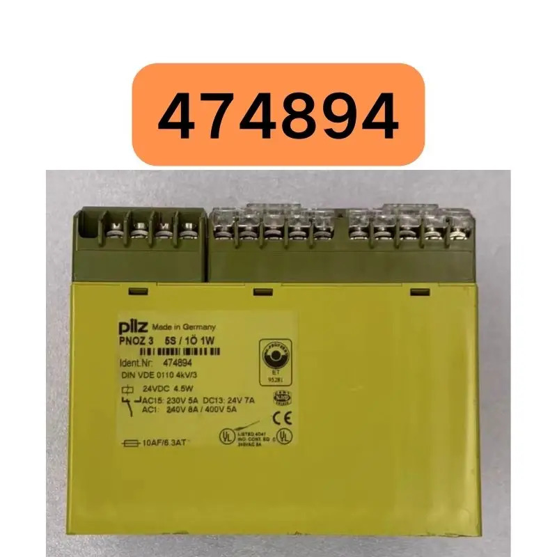 리퍼 안전 릴레이 PNOZ 3 24VDC 5S10 474894 완료 기능이 손상